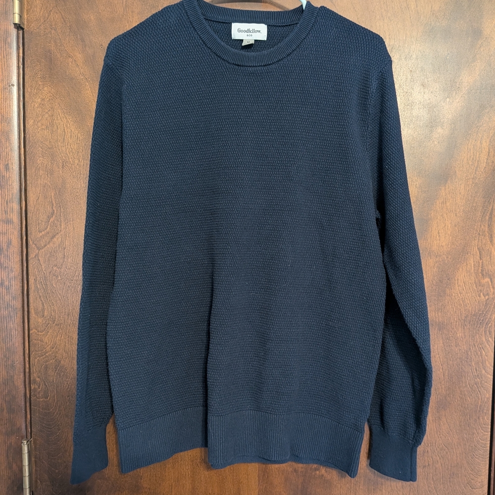 Goodfellow & Co Men's Deep Blue Crewneck Sweater